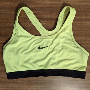 Bright Yellow Nike Pro Sports Bra (Medium)